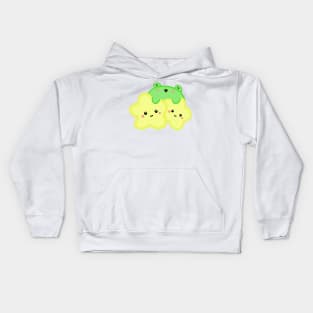 Kawaii stars and frog Kids Hoodie